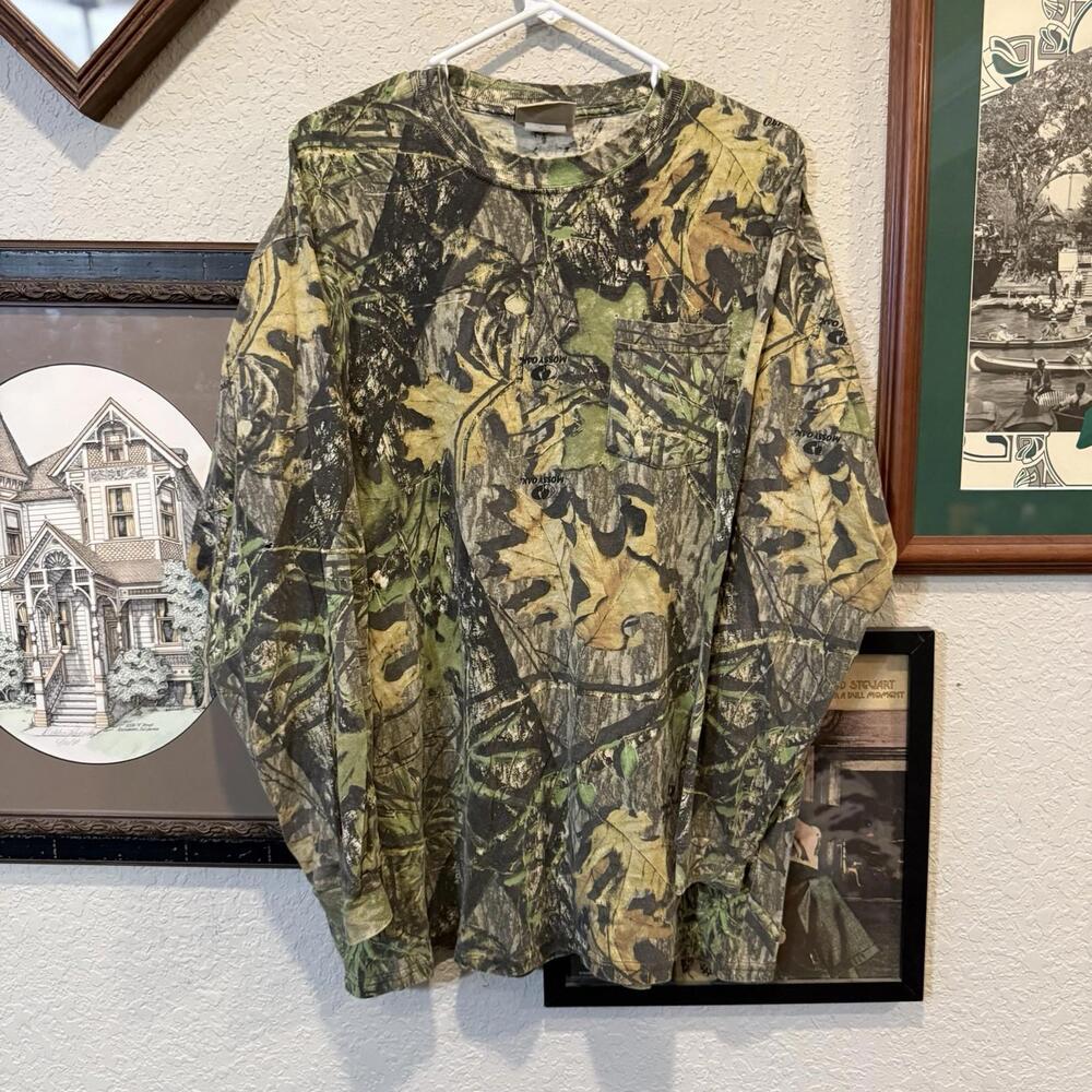 Vintage 80s/90s German Flecktarn Military‎ Snap Shirt Jacket Size Medium